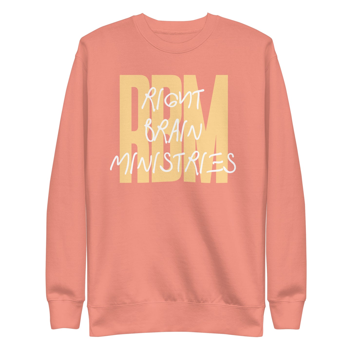 Scribble Font Sweatshirt with RBM Initials