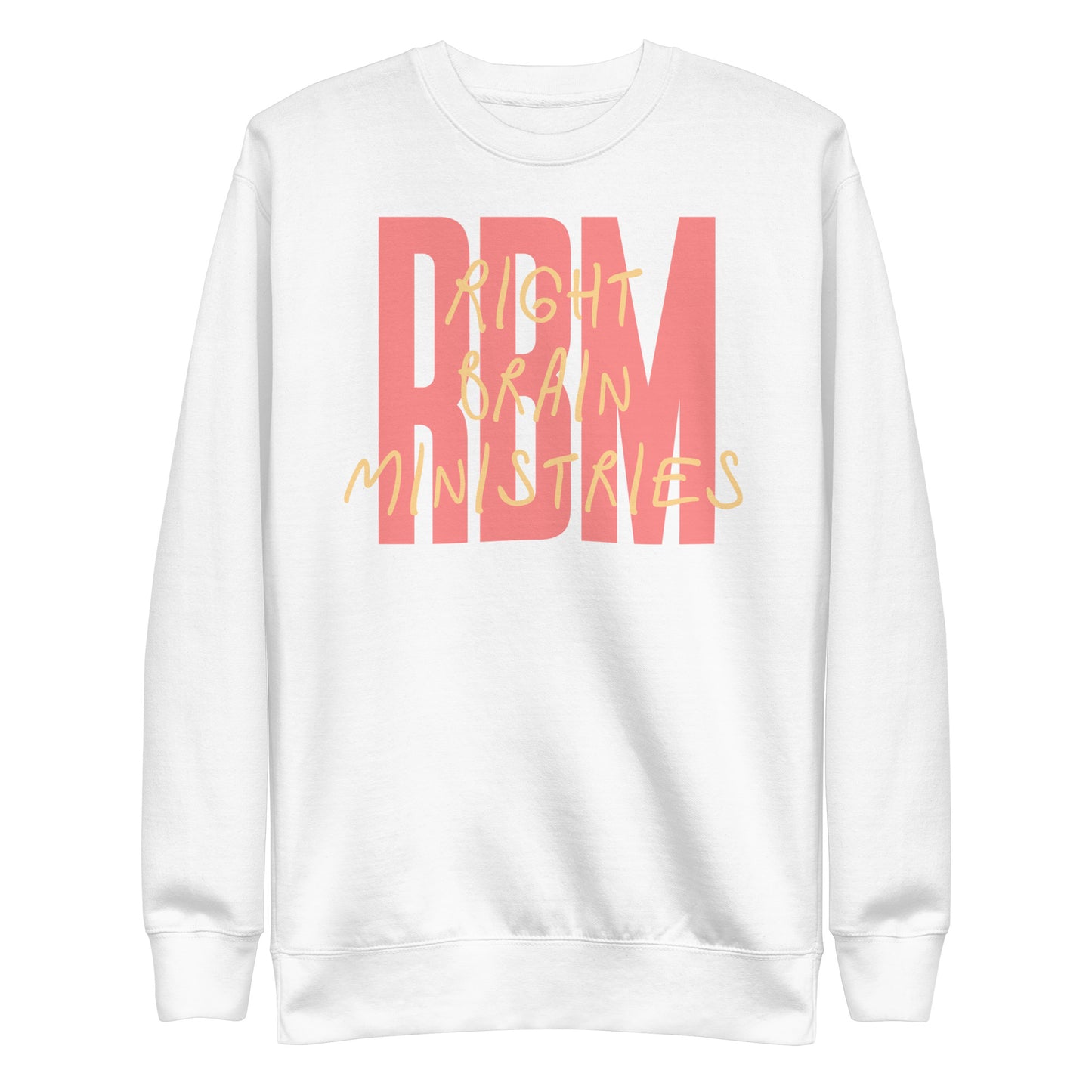 Scribble Font Sweatshirt with RBM Initials