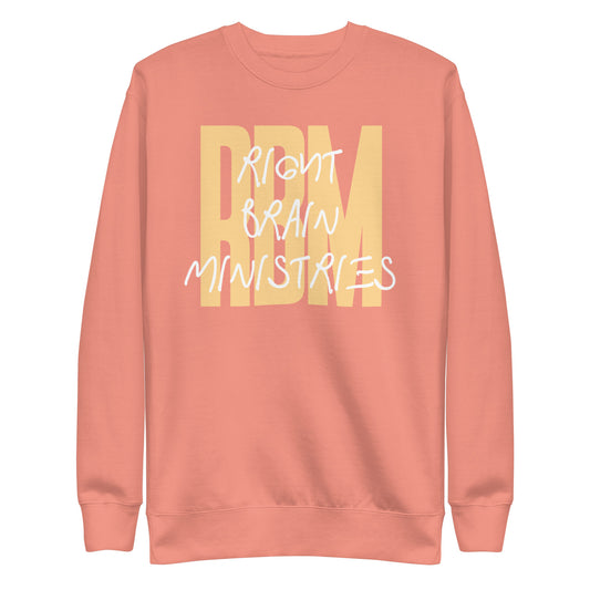 Scribble Font Sweatshirt with RBM Initials
